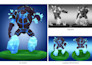 create 3d low poly characters for games